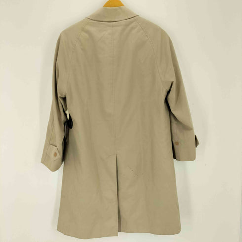 バーバリーズ BURBERRYS 60-70s 裏地ノバチェック ライナー付き 比翼ステンカラーコート メンズ